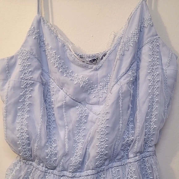 Abercrombie & Fitch Soft Gray Lace Dress - Picture 3 of 16